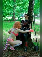 photo from the publication "EpicCon'2019 - forest hentai cosplay story", author Kostya Romantikov, Tags: [, pink bra, sneakers, knee socks, in lingerie, pink panties, events, events of 2019, EpicCon]